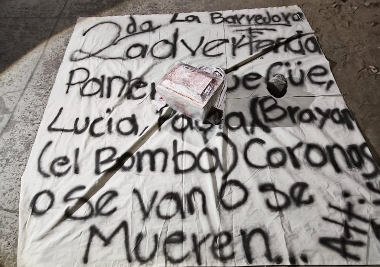 Una cabeza de marrano y un mensaje atemoriza a Texmelucan