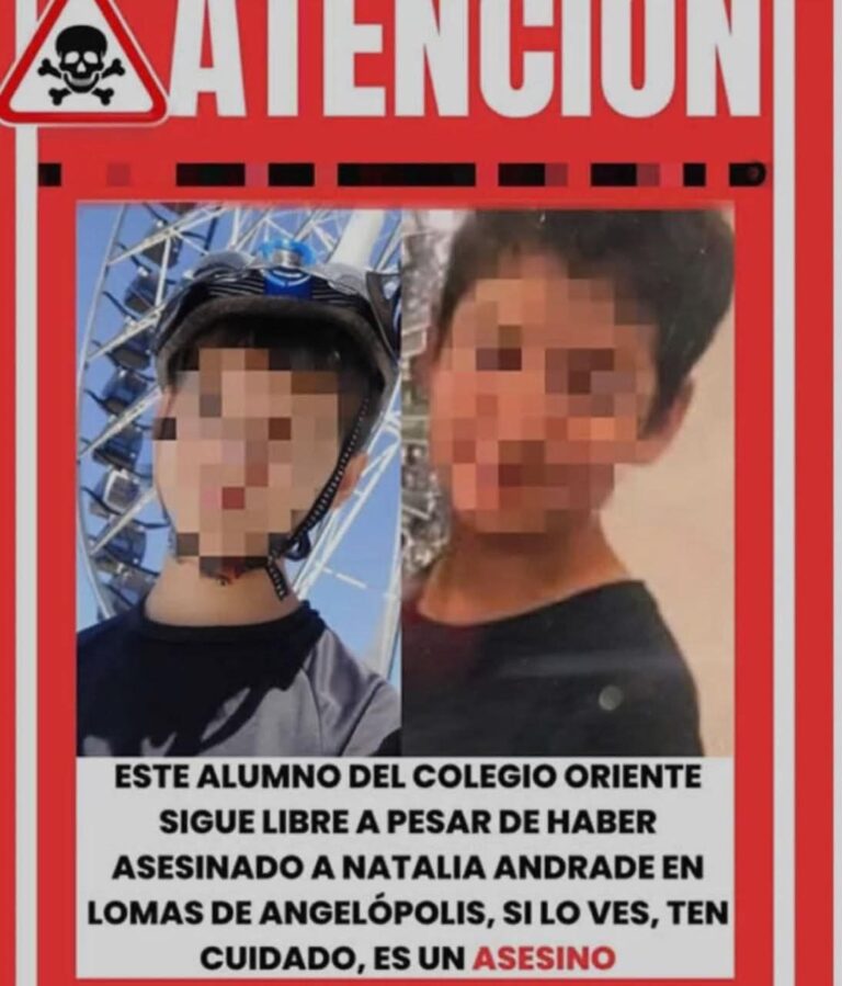 ¿Es solo un angelito? Axel de 12 años mató a la argentina Natalia en Lomas de Angelópolis