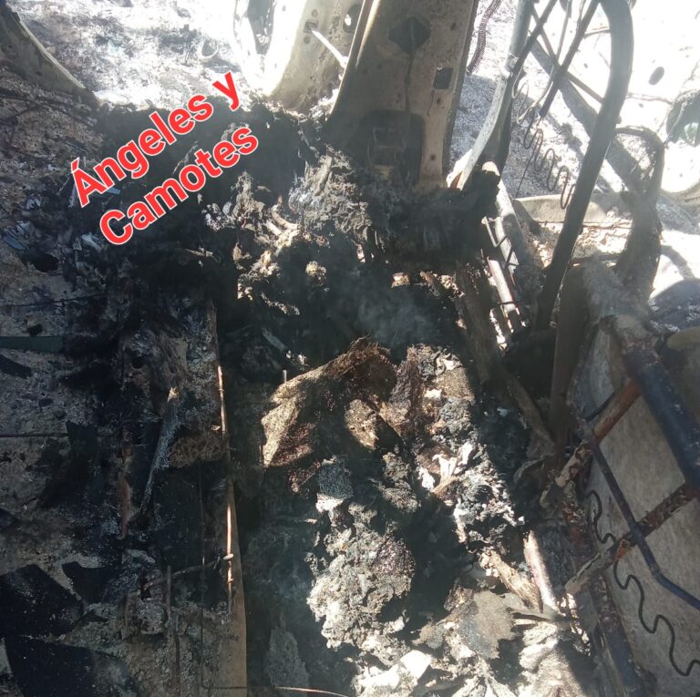 ¡ATERRADOR! Más cadáveres calcinados dentro de un automóvil