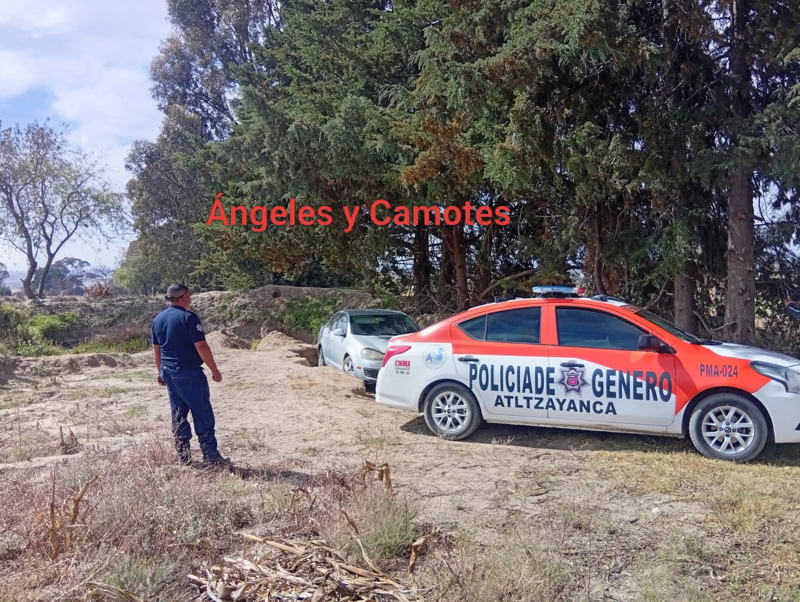 A Blanca la aventaron en una zanja en Tlaxcala