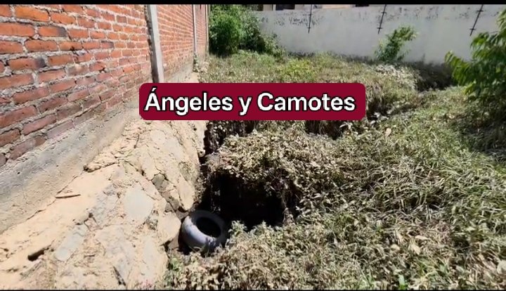 Falla ecológica atraviesa escuela en Ocotlán, Coronango